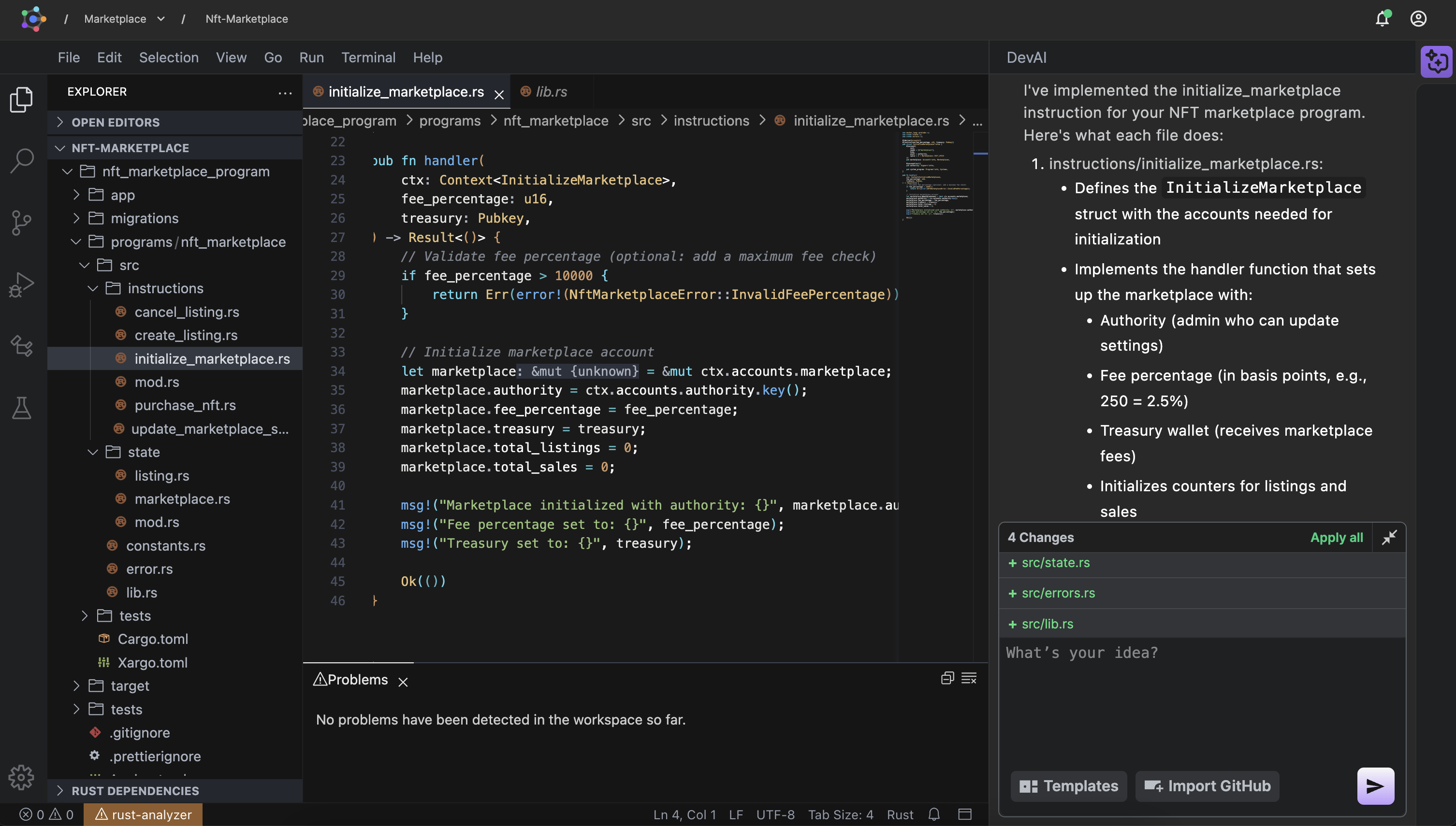 Overview Codigo
