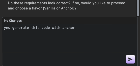 Anchor selection